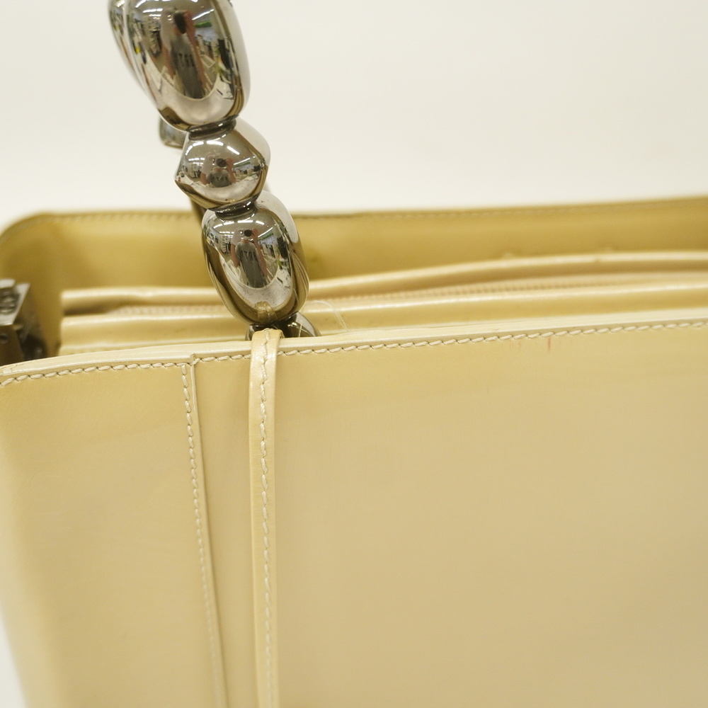 Christian Dior Maris Pearl Enamel Leather Handbag - Picture 10 of 11